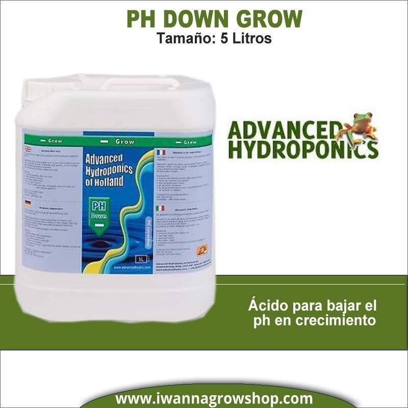 Ph Down Grow (5 litros) - Advanced Hydroponics