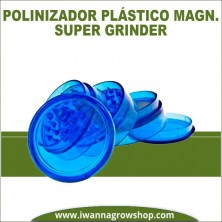 Súper Grinder Polinizador plástico plateado