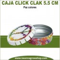 Caja Click Clack 5.5 cm Paz Colores 