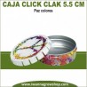 Caja Click Clack 5.5 cm Paz Colores 