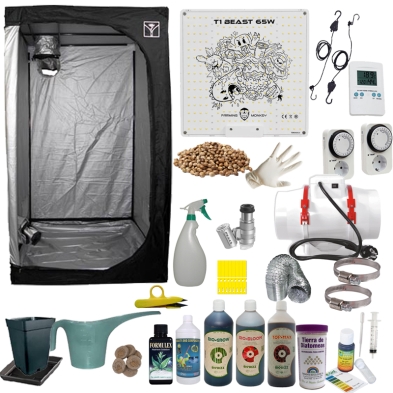 Kit de Cultivo LED 60x60 Completo Bajo Consumo Eco 55w