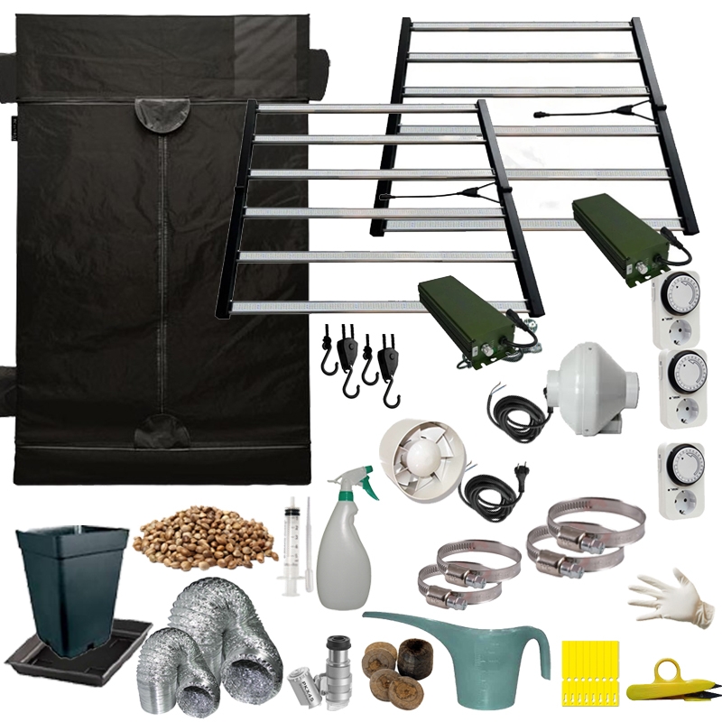 Comprar Kit de cultivo LED 290x150 Semicompleto 1440w