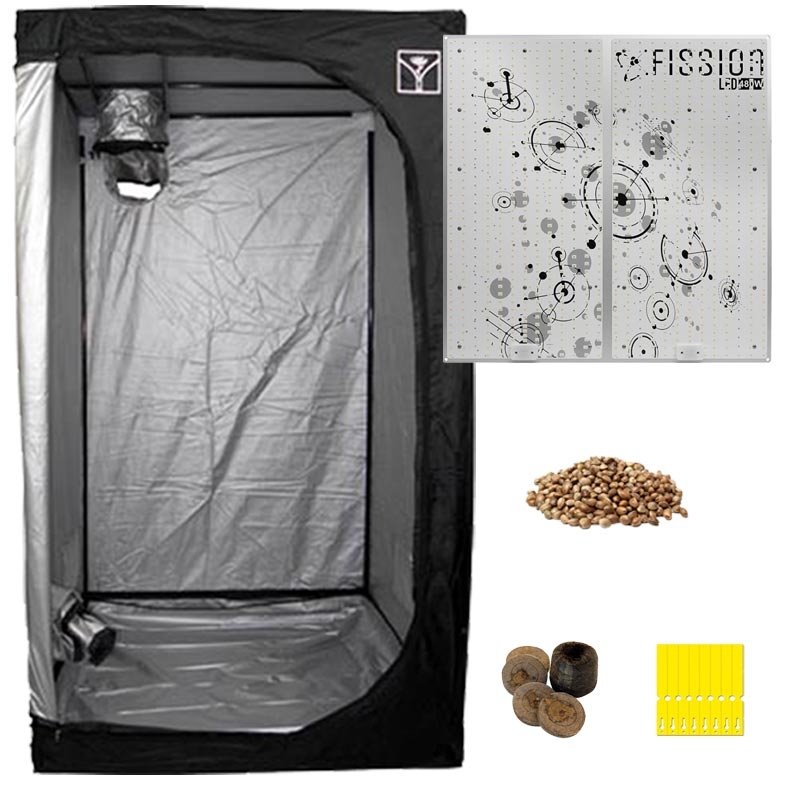 Kit de cultivo LED 120x120 Básico 480w