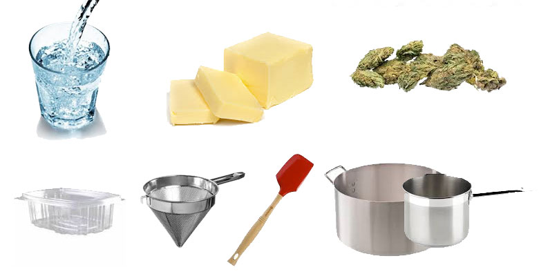 ingredientes mantequilla de marihuana