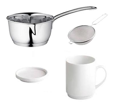 itensilios para la infusion cannabica