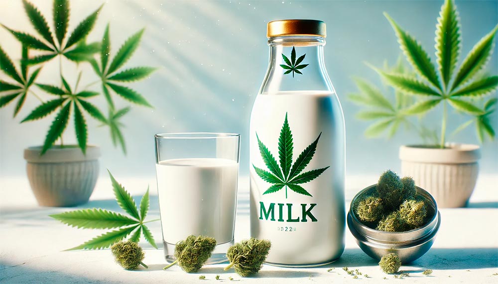 leche de marihuana