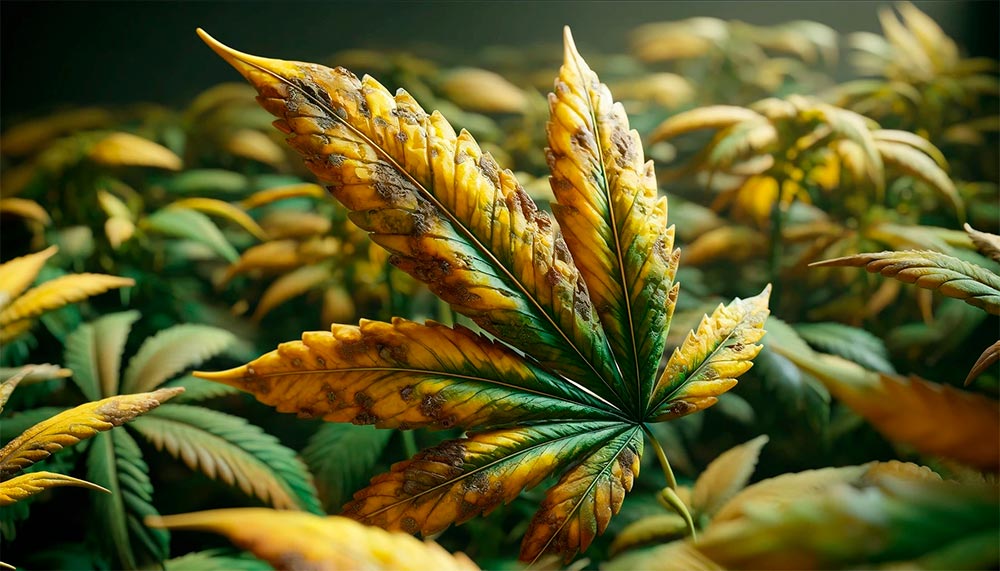 estres oxidativo por viento en la marihuana