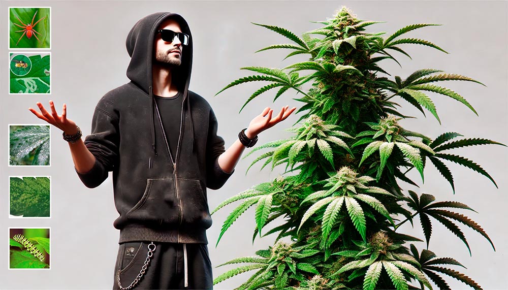 ¿Se puede consumir marihuana con plagas y enfermedades?